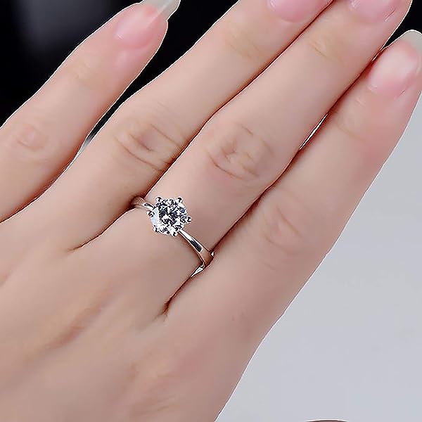 1-Carat-White-Gold-Plating-Lab-Created-Round-Cubic-Zirconia-Solitaire-Ring-Promise-Ring-Engagement-Ring-Wedding-Ring-f-B08SJWBQQ8-3 1-Carat-White-Gold-Plating-Lab-Created-Round-Cubic-Zirconia-Solitaire-Ring-Promise-Ring-Engagement-Ring-Wedding-Ring-f-B08SJWBQQ8-3