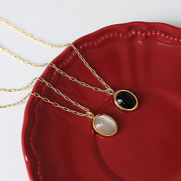 14K-Gold-Plated-White-or-Black-Oval-Onyx-Pendant-Necklace-B0B729RQY6-4 14K-Gold-Plated-White-or-Black-Oval-Onyx-Pendant-Necklace-B0B729RQY6-4
