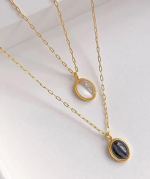 14K-Gold-Plated-White-or-Black-Oval-Onyx-Pendant-Necklace-B0B729RQY6-5 14K-Gold-Plated-White-or-Black-Oval-Onyx-Pendant-Necklace-B0B729RQY6-5