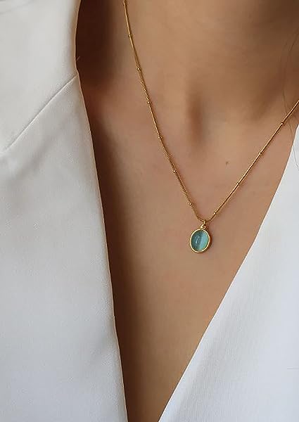 Genuine-Aquamarine-Oval-Pendant-Necklace-with-18K-Gold-Filled-Chain-B0B72BY3WX-2 Genuine-Aquamarine-Oval-Pendant-Necklace-with-18K-Gold-Filled-Chain-B0B72BY3WX-2