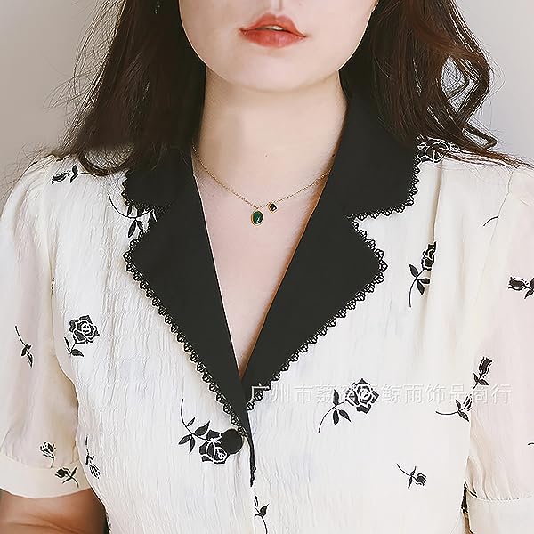 Natural-Chalcedony-Quartz-Dainty-Double-Pendants-Necklace-14K-Gold-Plated-Necklace-B0B72BPHKJ-6 Natural-Chalcedony-Quartz-Dainty-Double-Pendants-Necklace-14K-Gold-Plated-Necklace-B0B72BPHKJ-6