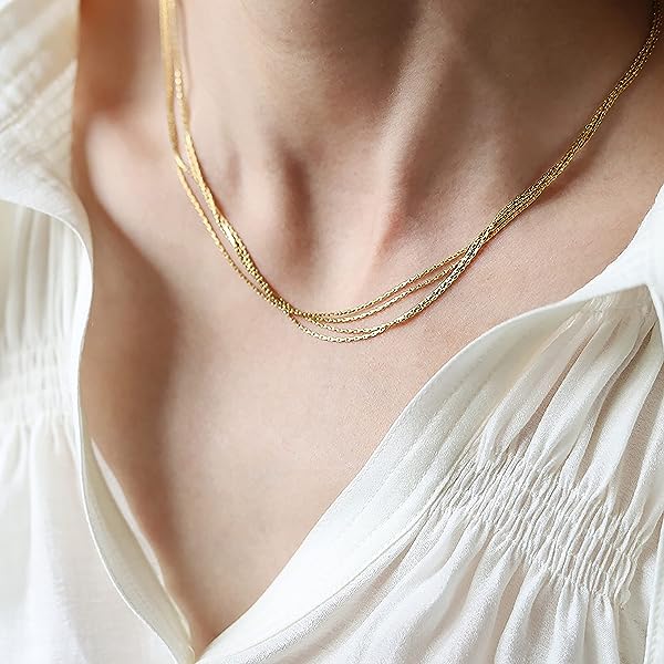 Stylish-4-Layers-14K-Gold-Plated-Gold-Tone-or-White-Gold-Tone-Choker-Chain-Necklace-Fashionable-Multi-Strand-Necklace-B0BW3GGZL4-3 Stylish-4-Layers-14K-Gold-Plated-Gold-Tone-or-White-Gold-Tone-Choker-Chain-Necklace-Fashionable-Multi-Strand-Necklace-B0BW3GGZL4-3