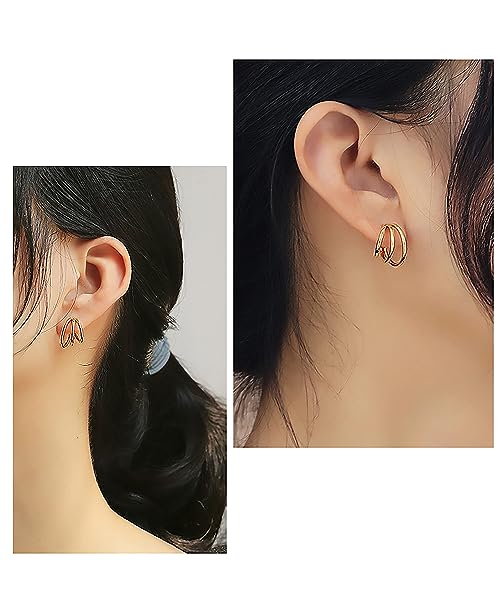 Triple-Strand-Hoop-Huggie-Earring-18K-Gold-Plating-B0BWK8YKXQ-7 Triple-Strand-Hoop-Huggie-Earring-18K-Gold-Plating-B0BWK8YKXQ-7