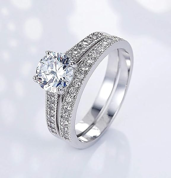 Wedding-Rings-for-Women-Engagement-Ring-Set-1Ct-Round-Solitaire-Bridal-Set-AAA-Cz-Size-5-12-B087YK94HL-2 Wedding-Rings-for-Women-Engagement-Ring-Set-1Ct-Round-Solitaire-Bridal-Set-AAA-Cz-Size-5-12-B087YK94HL-2